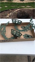 Victorian wall brackets for oil lamps
