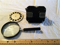 Antique Abacus, Viewmaster, Magnifying Glass
