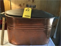 Vintage Copper Wash Boiler w/Lid