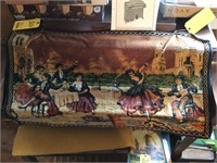 Vintage Spanish Scene Tapestry