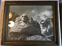 (3) Framed Art, Rushmore and Nature Scenes