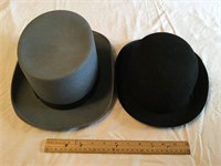 (4) Vintage Hats and Ladies Shoes, Size 8