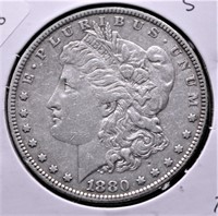 1880 S MORGAN DOLLAR  XF