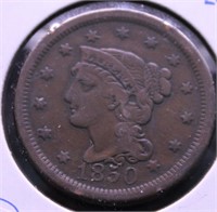 1850 LARGE CENT F