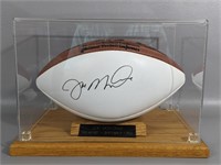 Joe Montana Autographed Football with Case