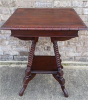 VICTORIAN MAHOGANY  PARLOR TABLE