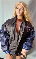 OFFICIAL TITANS FOOTBALL LEATHER JACKET  L