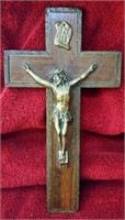 FRENCH WOOD CRUCIFIX