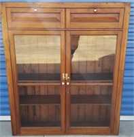 GLASS DOOR STORAGE CABINET