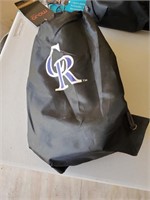 MLB Colorado Rockies 22" rolling duffel w xtra bag