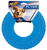 Nerf Dog 10in Tire Flyer: Blue, Dog Toy