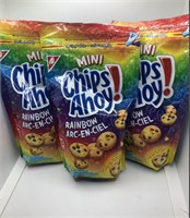 3 packs mini chips ahoy rainbow cookies 225g e