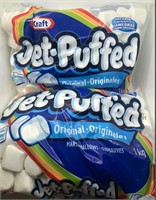 2 packs jet puffed marshmallows original fat f