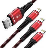 Sealed Heavy Duty Charger Cable, 3Pack 6ft USB