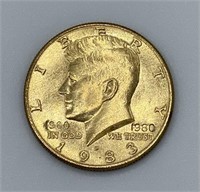 1983-D Gold Plated Double Date Half Dollar