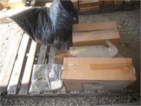 pallet with l&g parts, trac vac