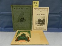 (4) 1920's Hart-Parr Tractor Manuals & Repair -