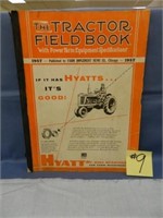 1957 The Tractor Field Book By Implement News