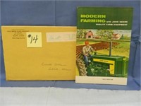 1957 John Deere Modern Farming Equipment Manual -