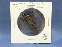 Moline Plow Co., "Flying Dutchman" Stick Pin -
