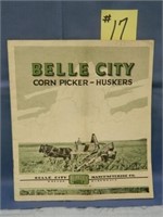 1932 Belle City Corn Picker-Huskers Adv. Brochure