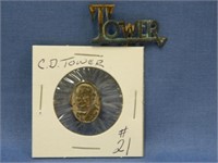 C.D. Tower Stick Pin & Pin