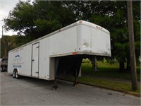 1995 PACE 36 FT ENCLOSED GOOSENECK TRAILER