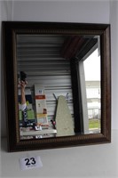 Framed Beveled Mirror (25 3/8"W x 29 3/8"H)