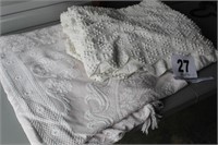 Bates Queen Elizabeth & Popcorn Stitch Bedspreads