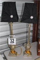 Pair of 30" Lamps (U232)