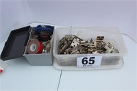 2 Containers of Hinges, Knobs & Handles U(235)