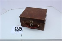 Wooden Pyrometer Box Dated 1952 (U235)