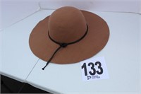 Lady's Brown Felt Hat (U233)