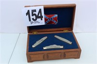 Confederate Knife Set (3 Knives in Wooden Music