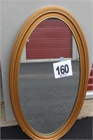 Oval Plate Glass Mirror (20" x 36") (U234)