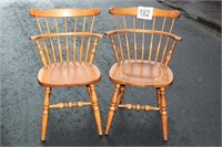 Srrague Carleton Maple Chairs (2) (U234)