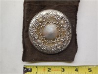 Vintage Towle Sterling Silver Pocket Mirror 3.25"