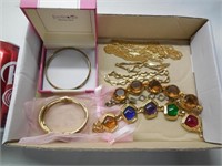 Box Misc Jewelry, Necklaces, Bracelets