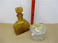 Assorted Glass Bottle & Jar