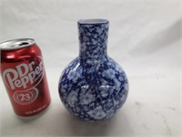 Blue & White Vase 6"H