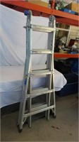Werner 21' Folding Step Ladder MT-22, 300 lb