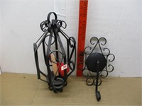 Assorted Candle Holders Black Iron