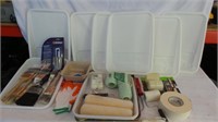 Paint Supplies, Brushes, Rollers, Trays