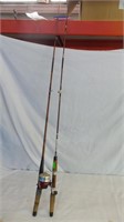 (2) Fishing Rods & 1 Reel