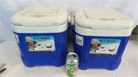 (2) Igloo Ice Cube Cooler 12 Qts