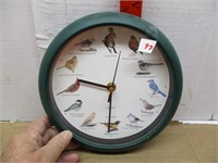 Bird Singing Wall Clock