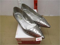 Silver Woman's Dress Shoe Size 7 1/2