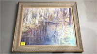 25x21" framed painting