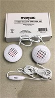 2 sets of Marpac stereo pillow speakers, new