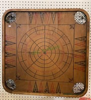 Antique Karam game board - table top board to be